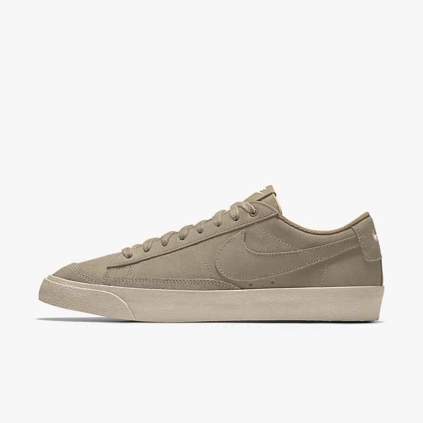 Giày Nike Blazer Low '77 By You Nam Nâu